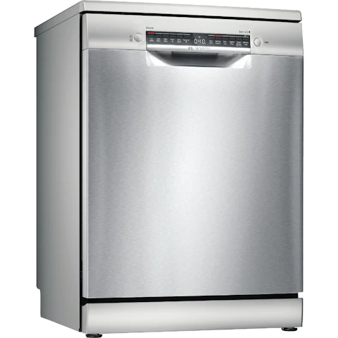 Bosch Series 4 60cm Freestanding Dishwasher with Home Connect - Silver Inox
