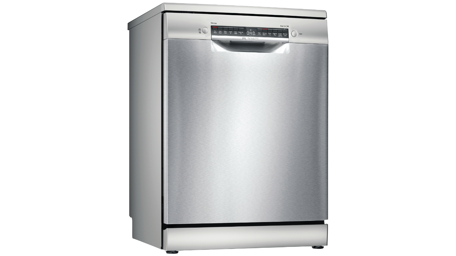 Bosch 600mm Series 4 Freestanding Dishwasher - Silver Inox
