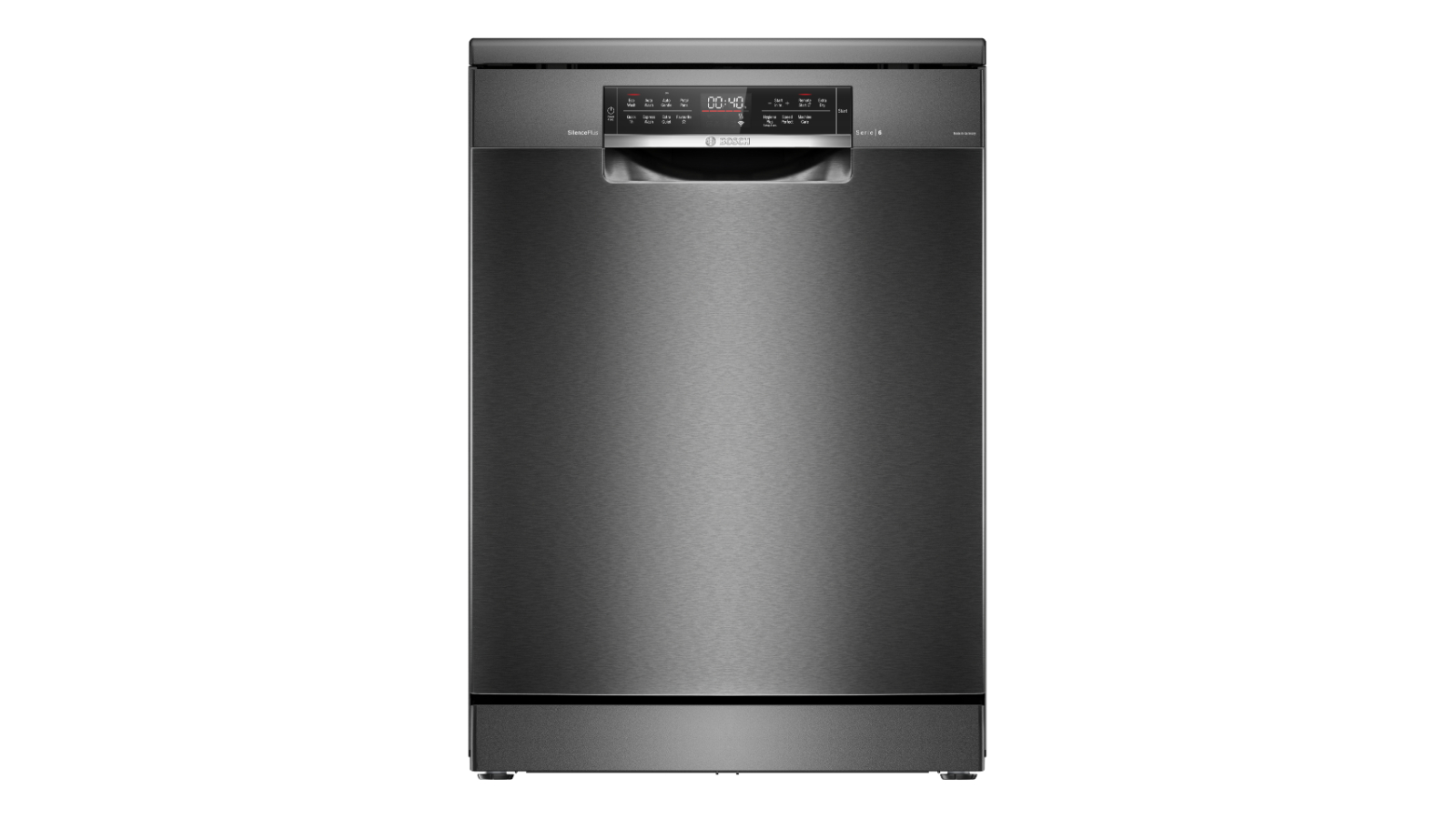 Bosch 60cm Series 6 Freestanding Dishwasher with Home Connect - Black