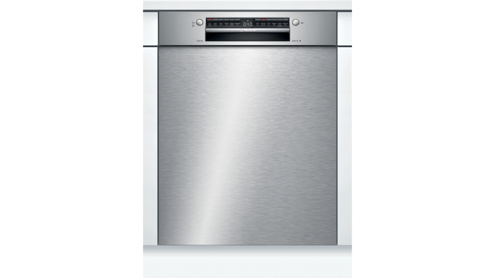 Bosch 60cm Series 4 Built-Under Dishwasher - Stainless Steel