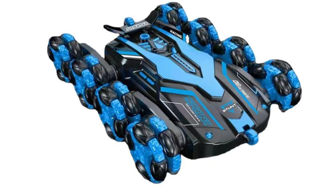 Megajoy Kids Radio Control Toy 8 Wheels Car Blue Harvey Norman