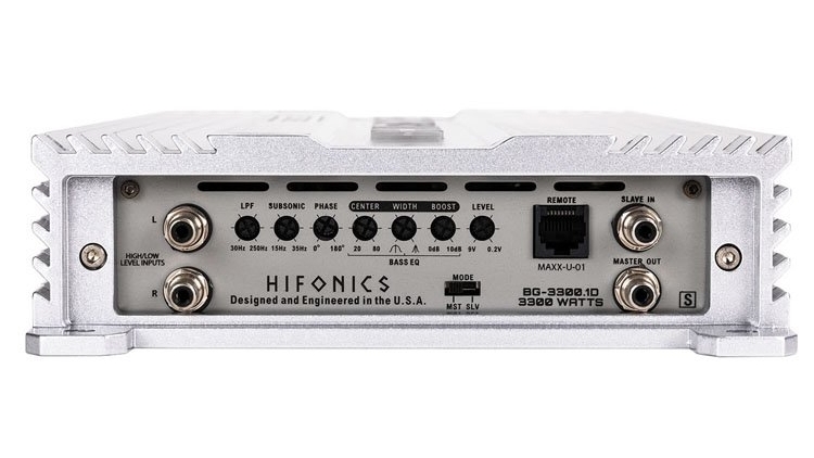 Hifonics 3300 Watts BRUTUS Gamma Mono Subwoofer Car Audio Amplifier