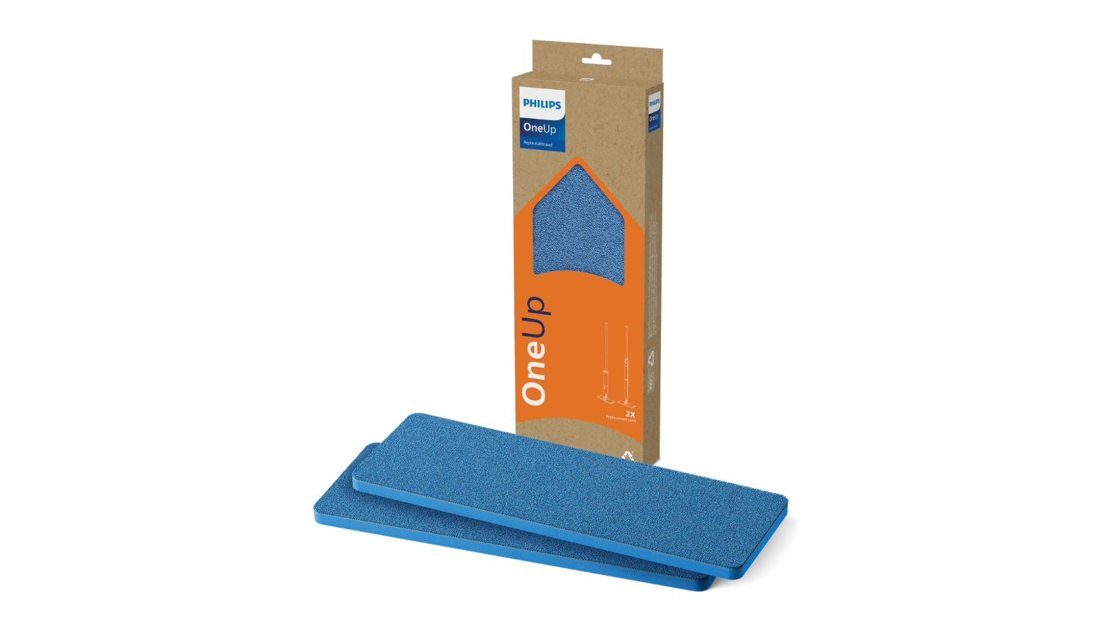 Philips OneUp Pack of 2 Replacement Mop Pads