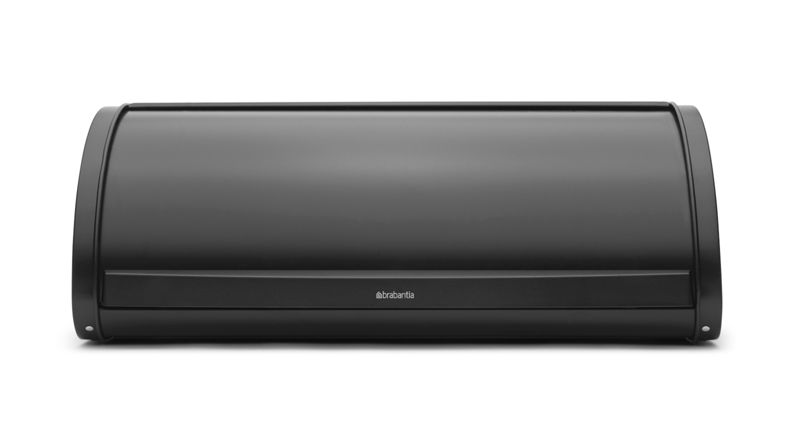 Brabantia Bread Bin Roll Top Large Matte Black Harvey Norman
