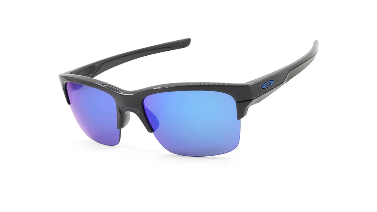 Oakley OO9316-04 Thinlink Iridium Men's Sunglass - Dark Grey/Sapphire