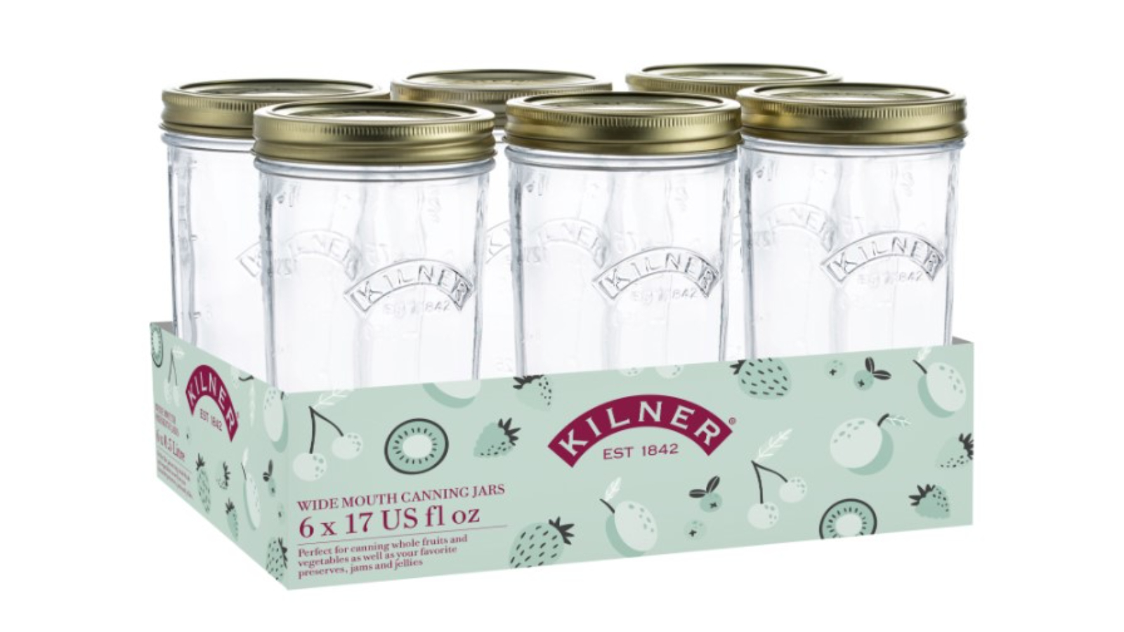 Kilner Wide Mouth Preserve - Set of 6 
