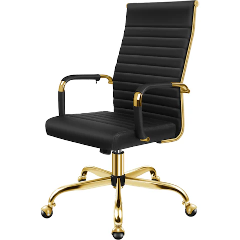 ALFORDSON Black Gold Esmae Office Chair