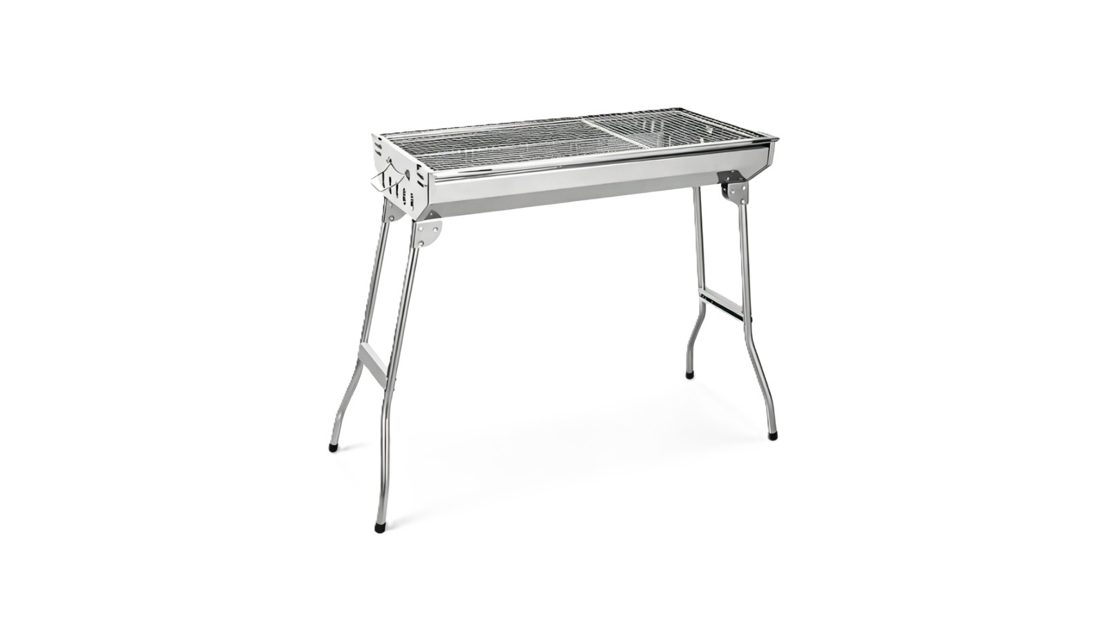 Bargene Large Stainless Steel Portable Charcoal Barbecue Grill