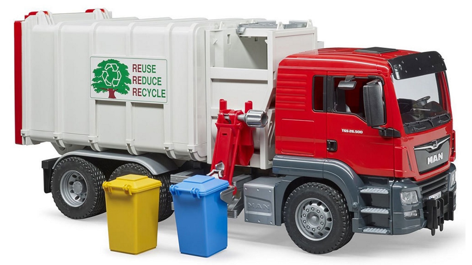 Bruder 1:16 Man TGS Side Loading Garbage Truck