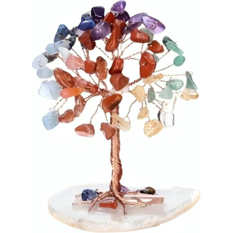 NNEOBA Mini Crystal Money Tree