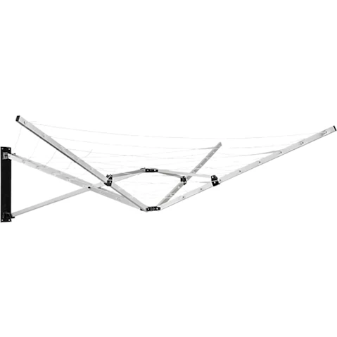 Serrano 26m 5 Arm Wall Hang Mountable Clothes Airer Dryer in Bathroom/Kitchen