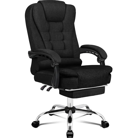ALFORDSON Office Chair Executive - Fabric Black