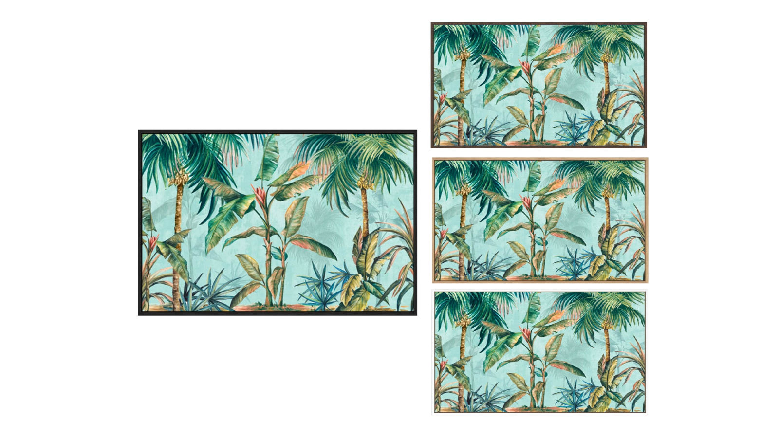 La Grolla Lushed Palms Gallery Wall Art