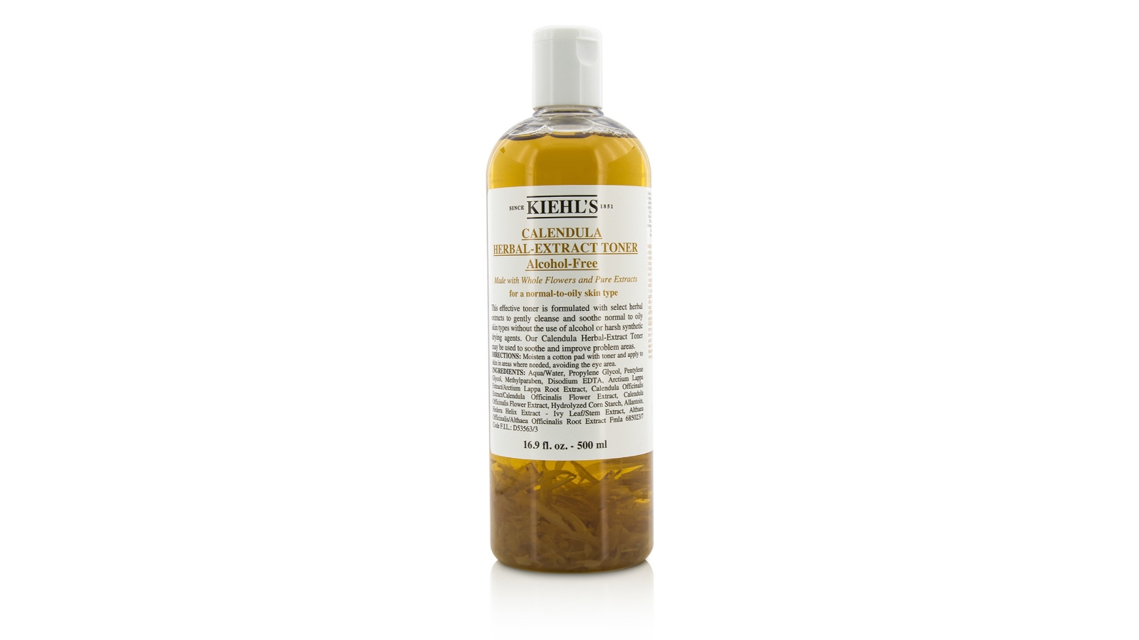 Kiehl's Calendula Herbal Extract Alcohol-Free Toner - For Normal to Oily Skin Types -500ml/16.9oz