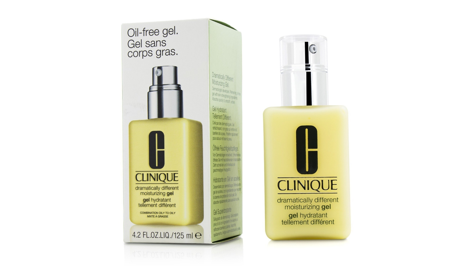 Clinique Dramatically Different Moisturising Gel - Combination Oily to Oily With Pump  - 125ml/4.2oz