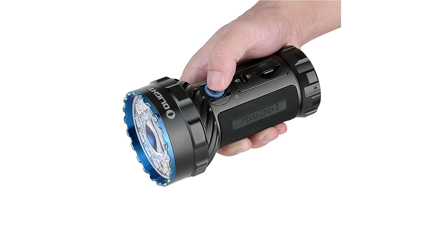 OLIGHT Marauder Mini LED Torch Super Bright 7000 Lumen 600 Metres Rechargeable With Spotlight And Floodlight, 3 Types Of Coloured LEDs With Distance - View #11