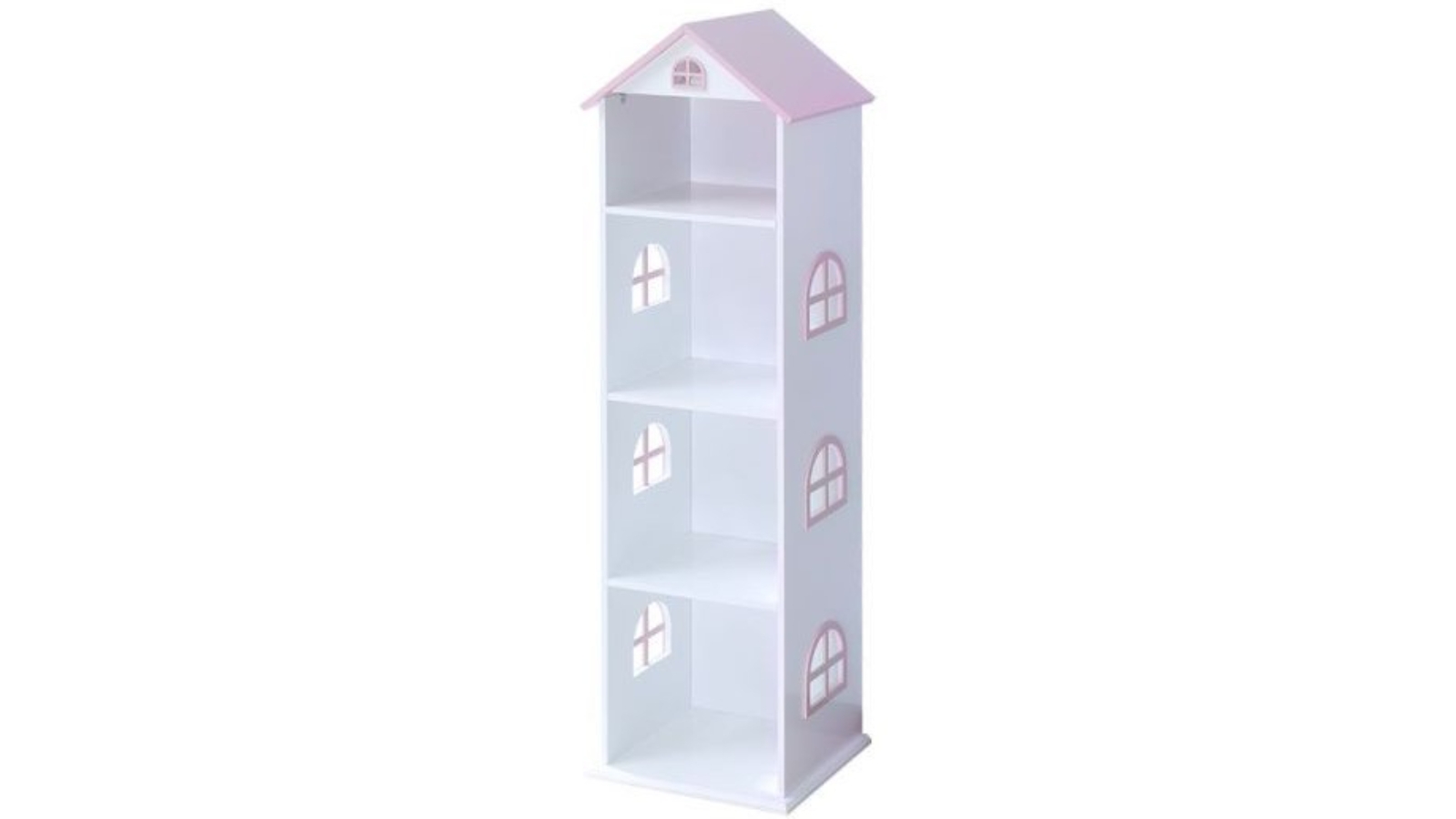 All 4 Kids Manhattan Pink Dollhouse Bookcase