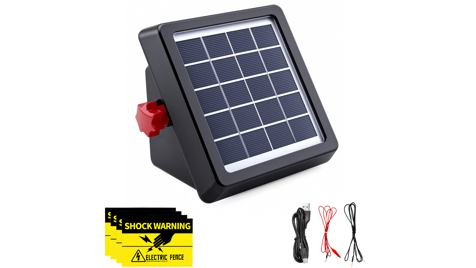 Advwin Waterproof Solar Powered Electric Fence Set