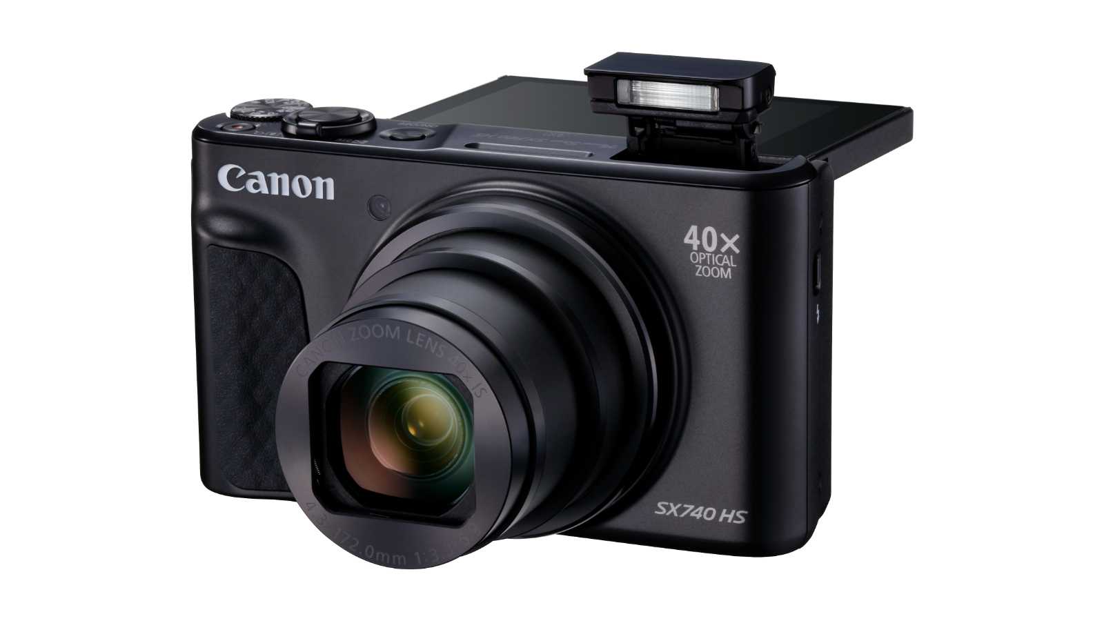 Canon PowerShot SX740 HS - Black | Harvey Norman
