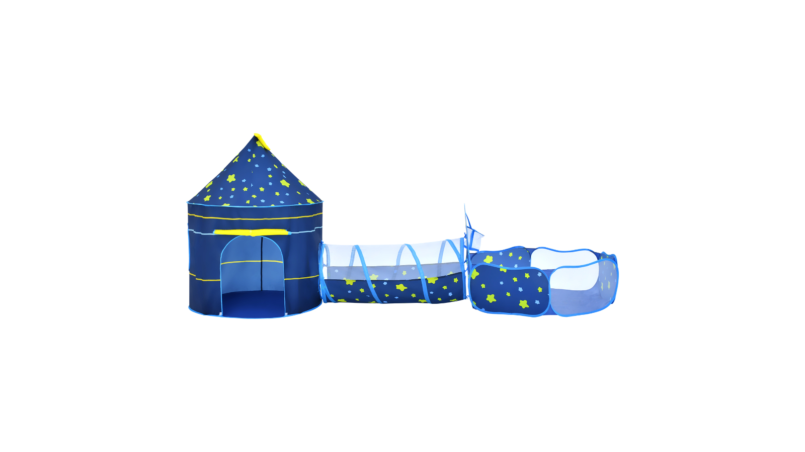 Advwin 3-in-1 Kids Play Tent with Bag - Blue