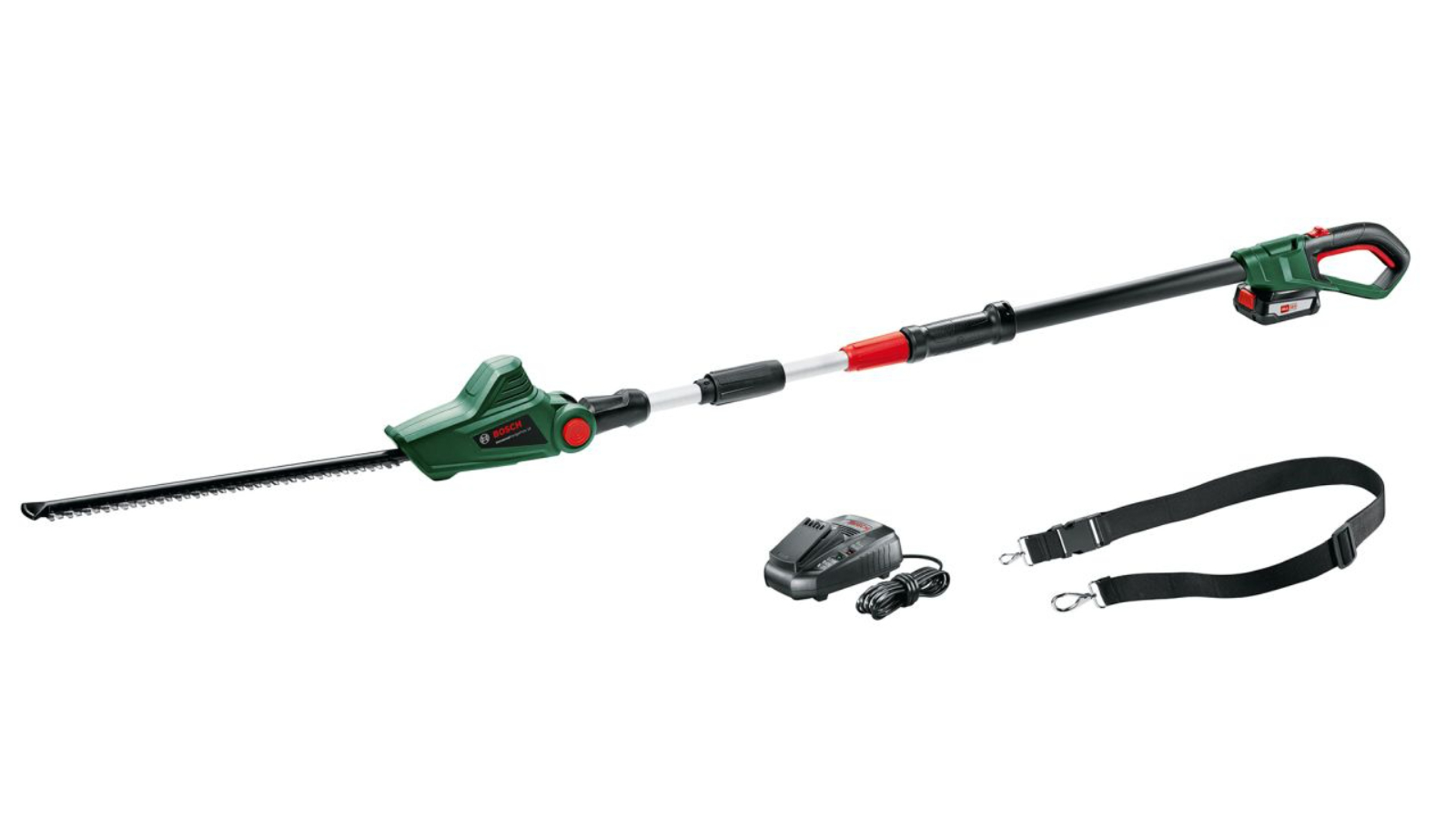 Bosch Cordless Telescopic Hedgecutter with Battery and Fast Charger