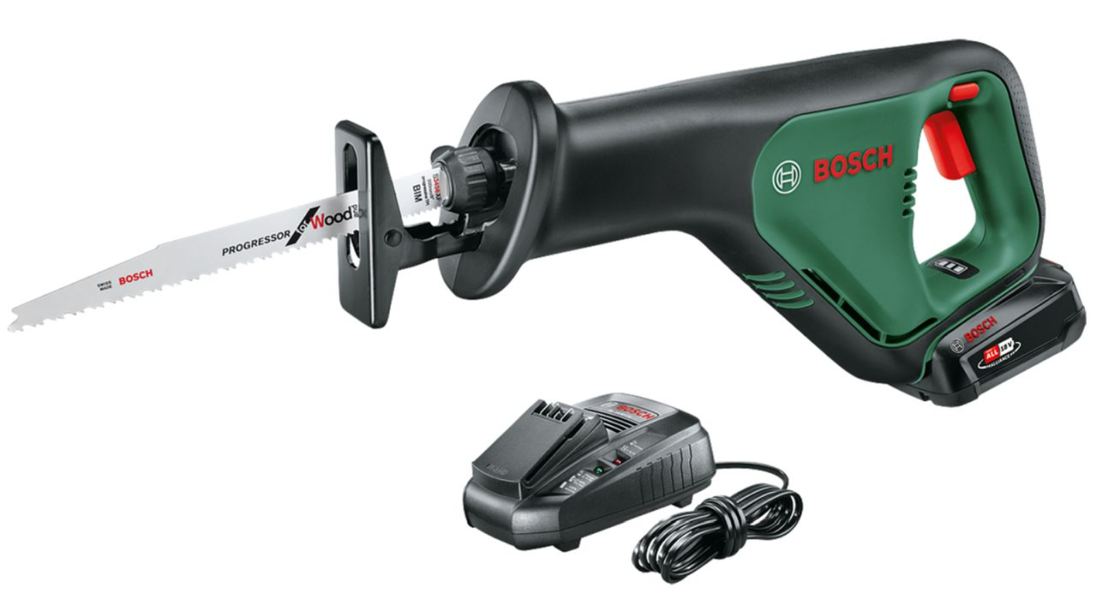 Bosch 18V Cordless Reciprocating Sabre Saw with Battery and