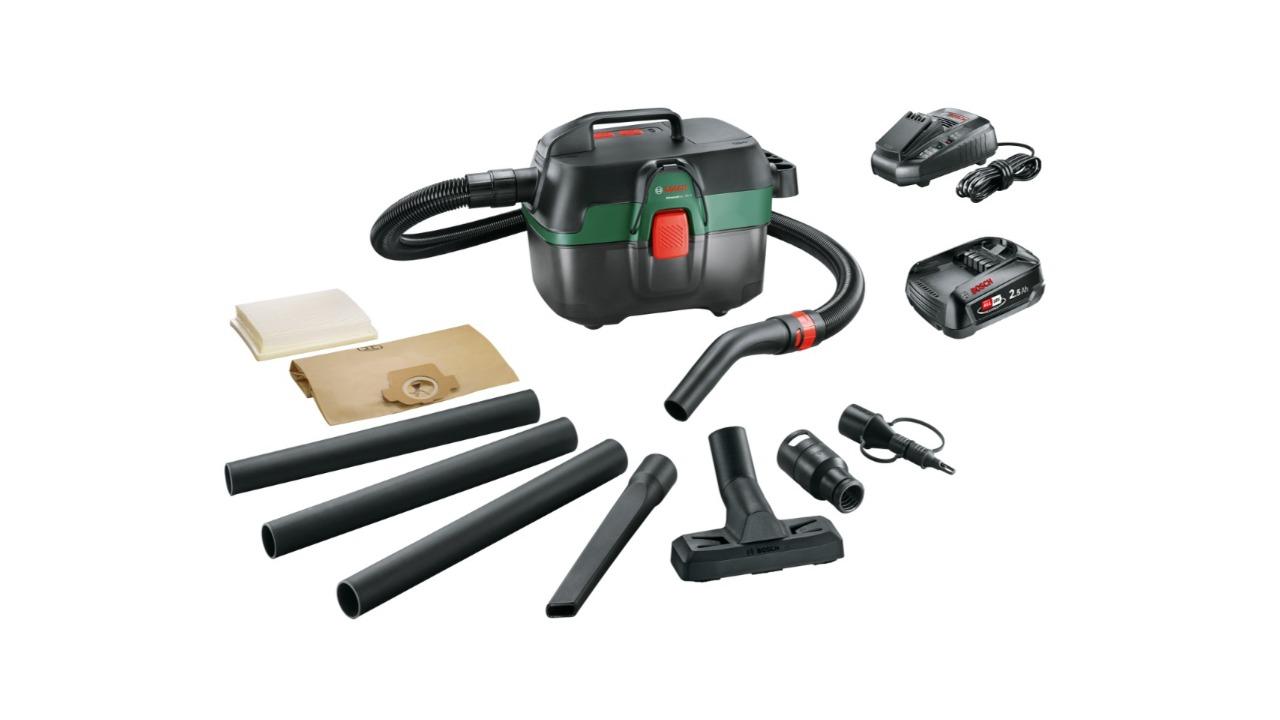 Bosch 18V Cordless Wet Dry Vacuum with Inflator Blower Function