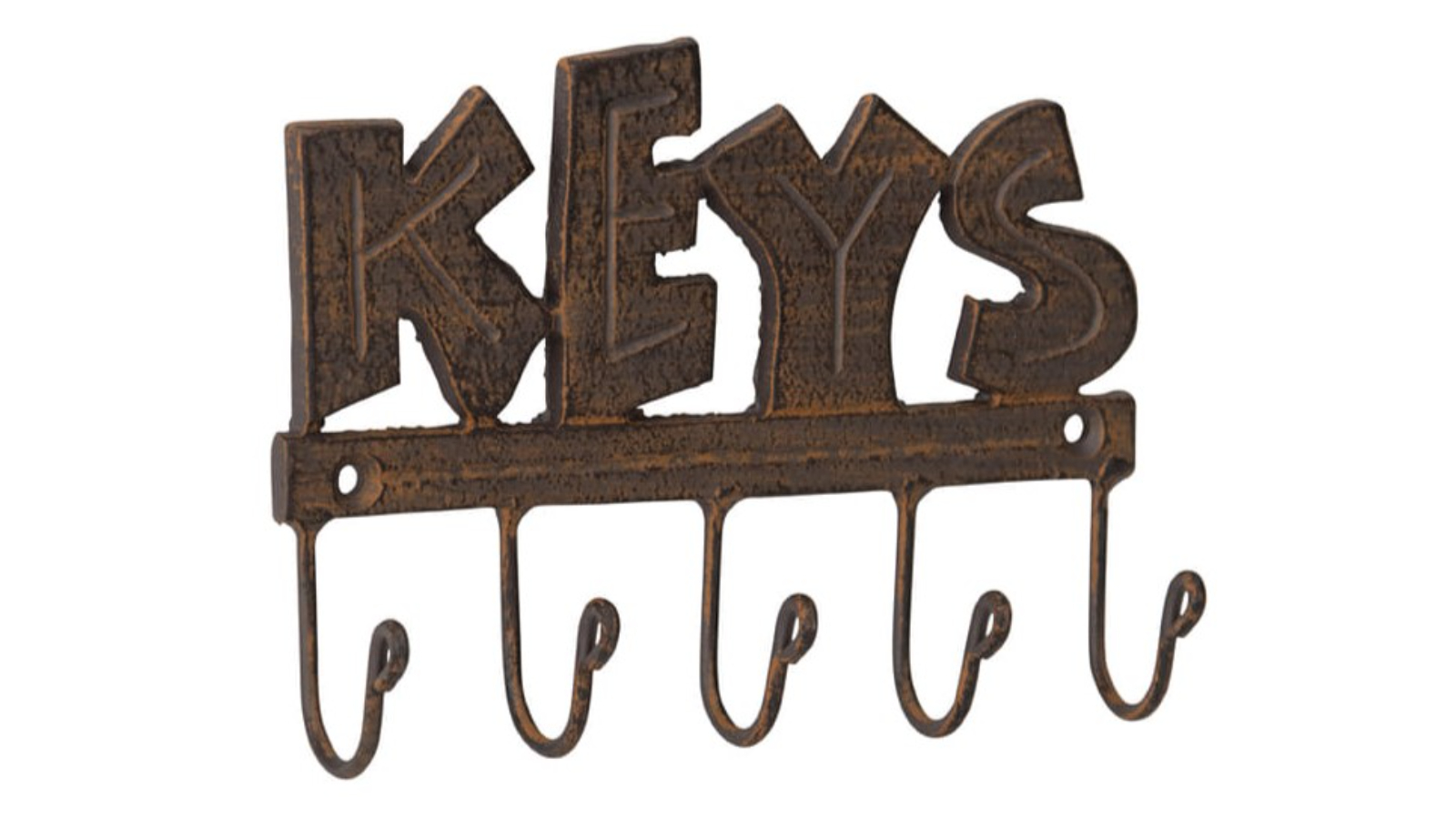 Artisan Homewares Cast-Iron Trendy Wall Hanging Key Hook