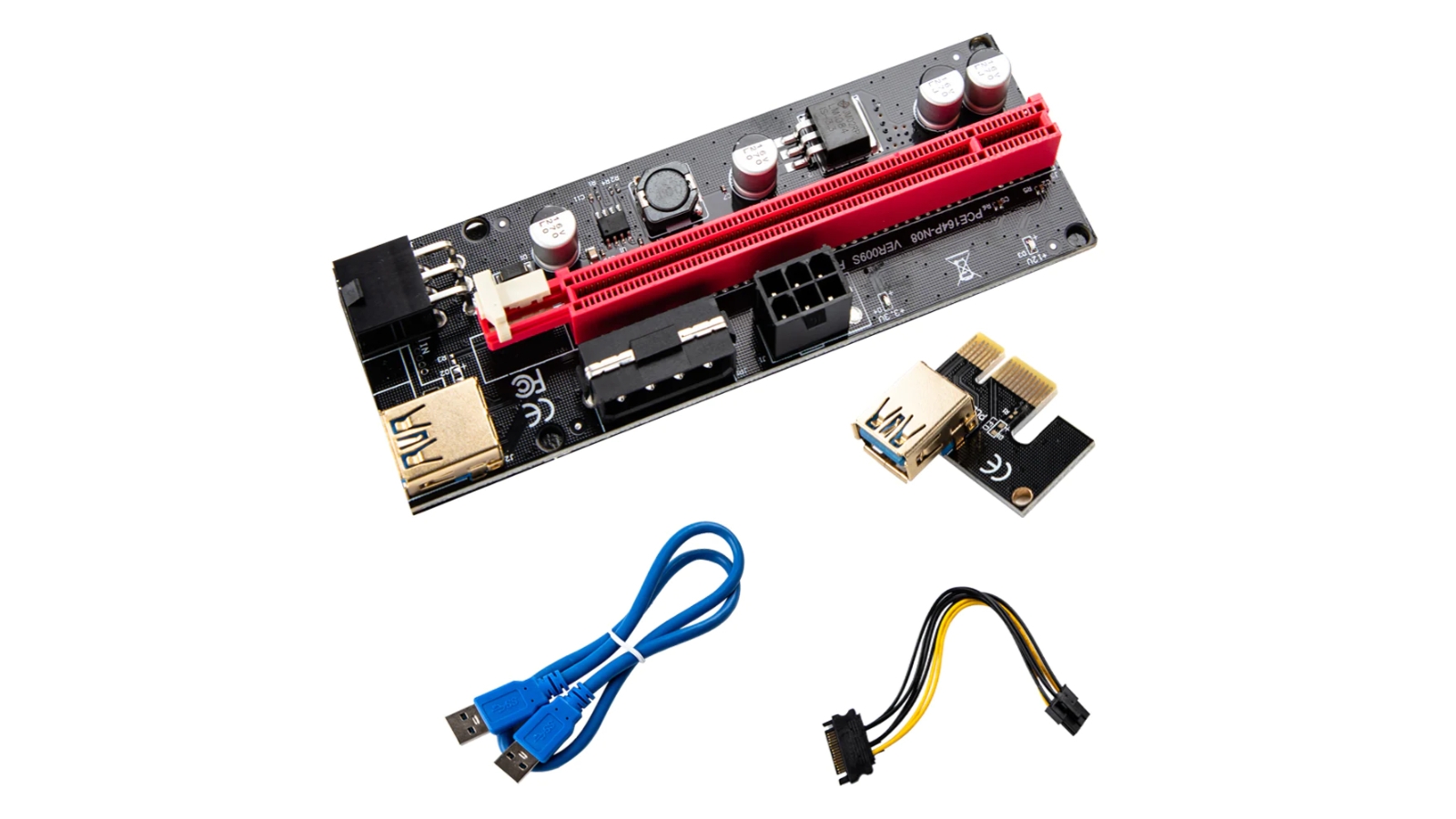 Yarra Supply 6 Piece VER009S PCI-E Riser Card