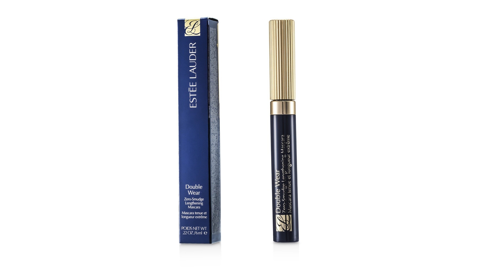 Estee Lauder Double Wear Zero Smudge Lengthening Mascara - # 01 Black  - 6ml/0.24oz
