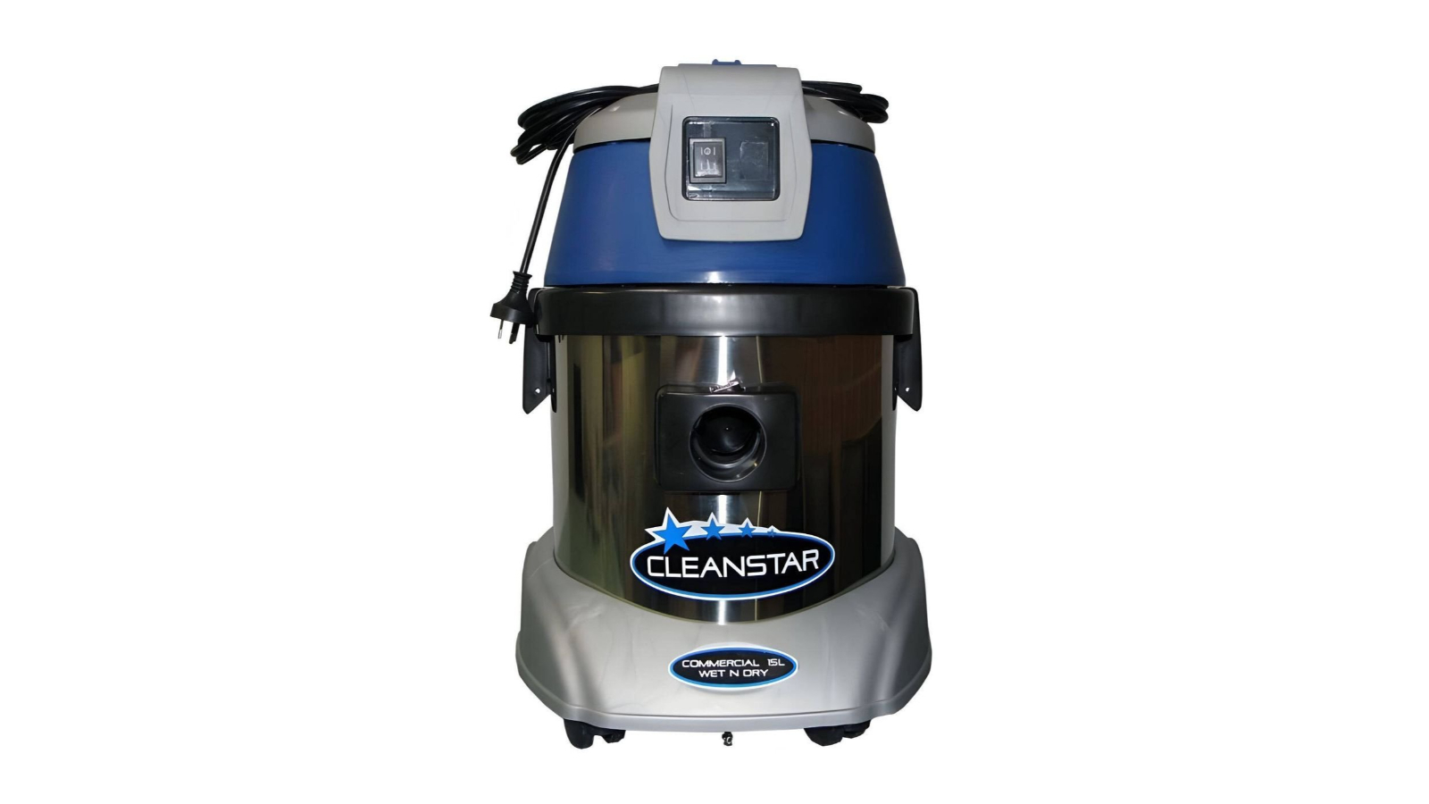 Cleanstar VC15L Stainless Steel Commercial Wet and Dry Vacuum Cleaner - 15 Litre