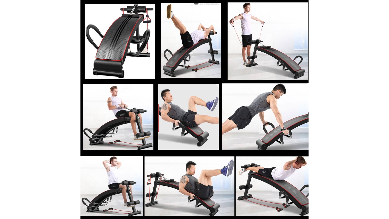 Foldable abdominal bench sale