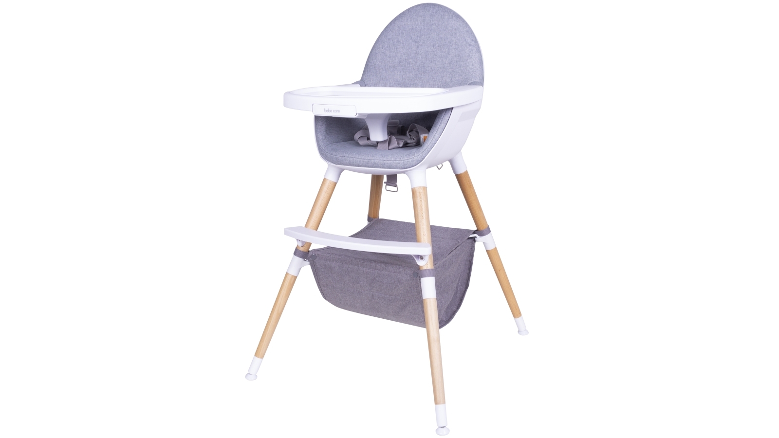 Bebe Care Zuri High Chair Natural Harvey Norman