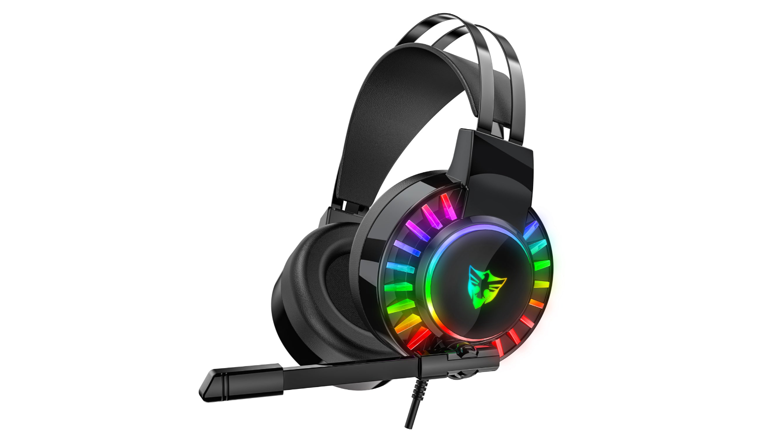 Megajoy G605 RGB Backlight Gaming Headphone with Microphone Harvey Norman