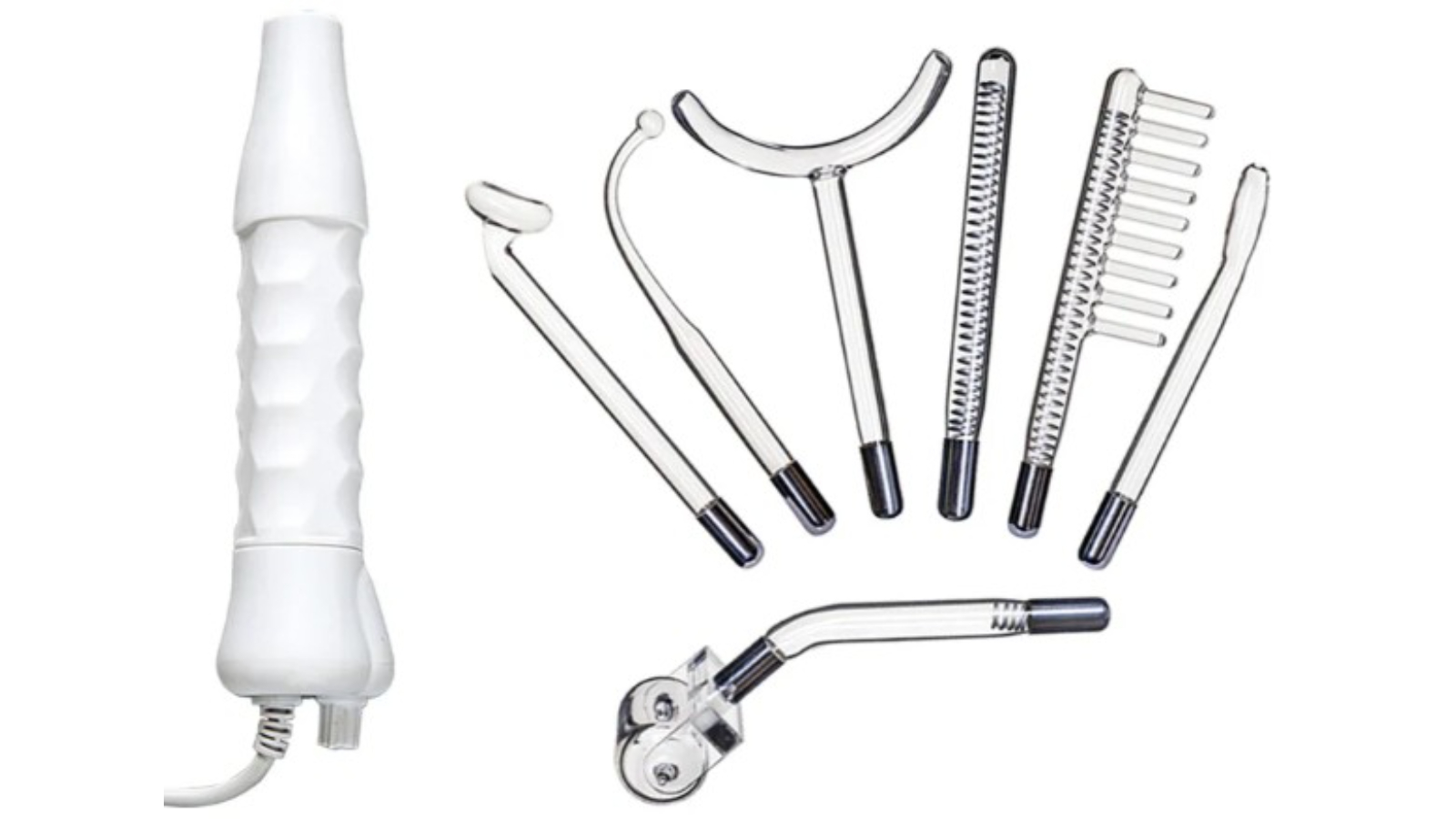 Femvy High-Frequency Therapy Wand for Acne Handheld Home Treatment - 7 Piece Electrodes
