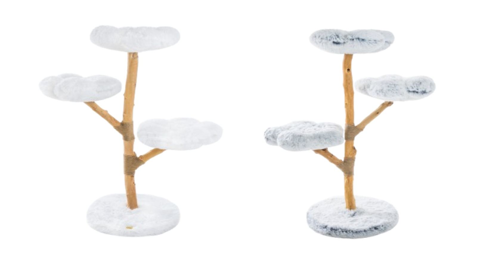 Michu Pet Fluffy Blossom Real Wood Tree 