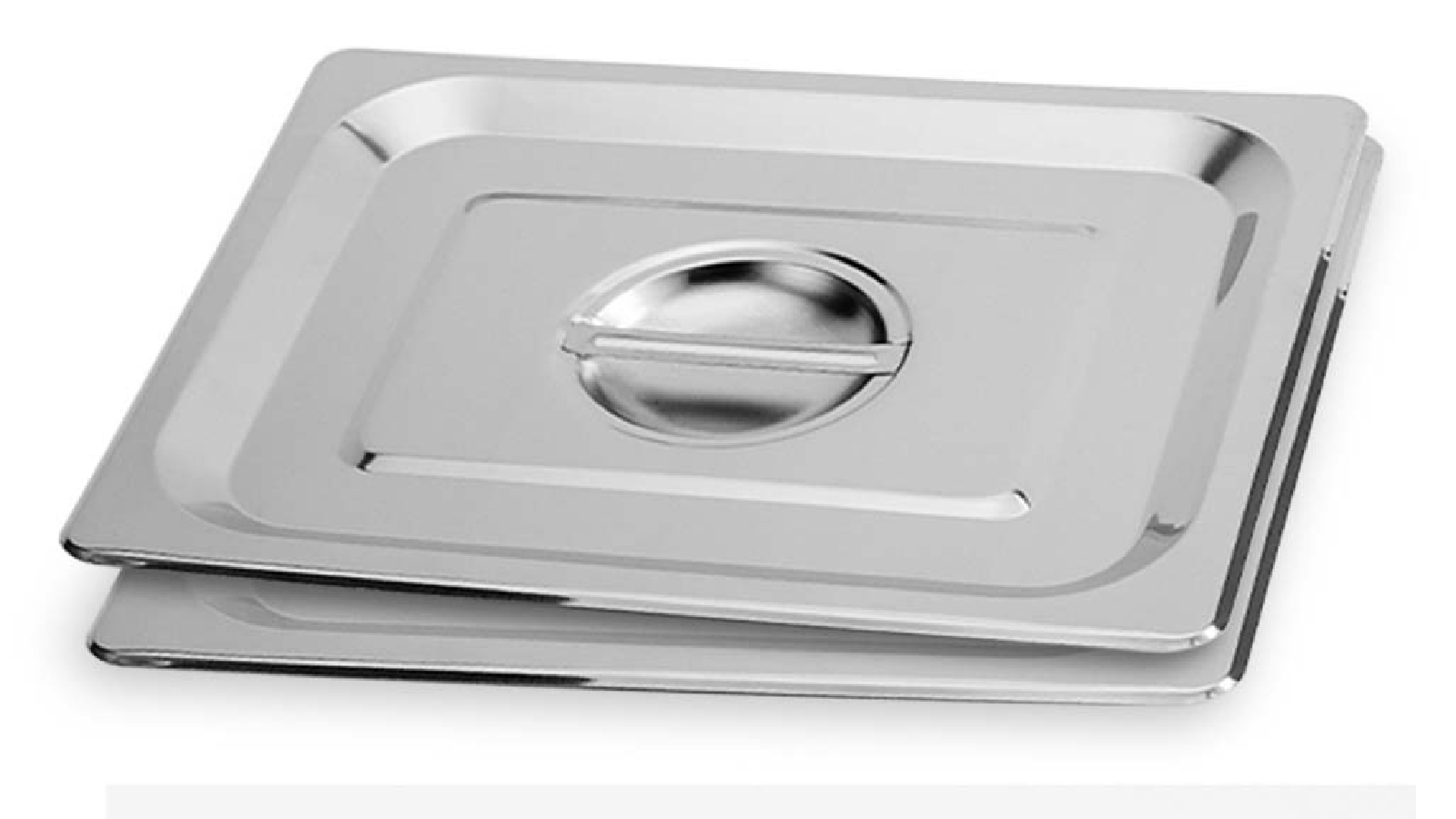 SOGA 2x Gastronorm GN Pan Lid Full Size 1/2 Stainless Steel Tray Top Cover