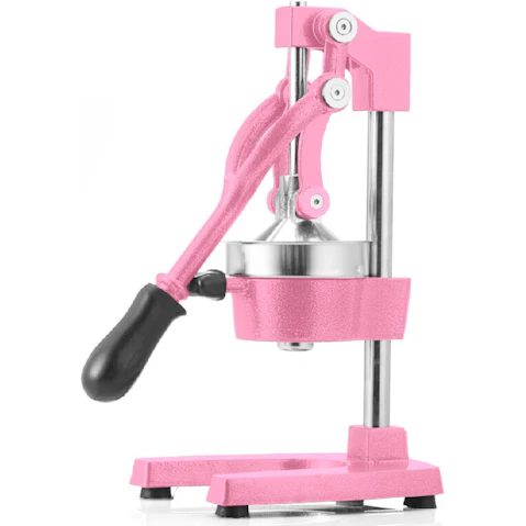 SOGA Commercial Manual Juicer Hand Press Juice Extractor Squeezer Orange Citrus - Pink