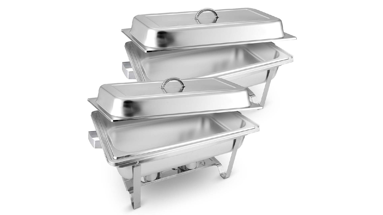 SOGA 2X 9L Stainless Steel Chafing Food Warmer Catering Dish Full Size