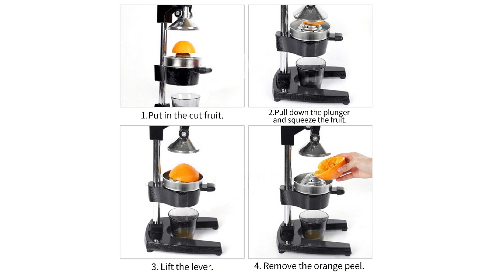 Soga Commercial Manual Juicer Hand Press Juice Extractor Squeezer