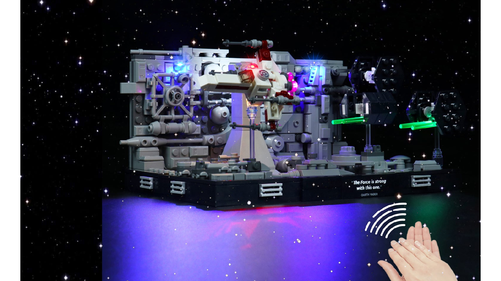 Brick Shine GC Light Kit for LEGO Death Star Trench Run Diorama 