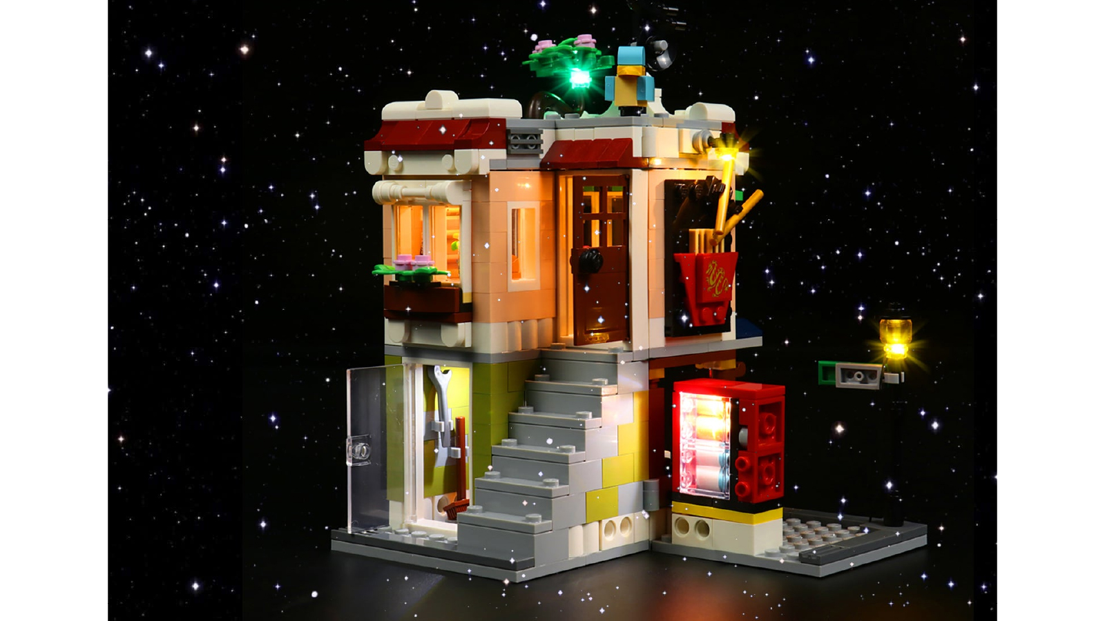 Brick Shine 31131 GC Light Kit for LEGO Downtown Noodle Shop