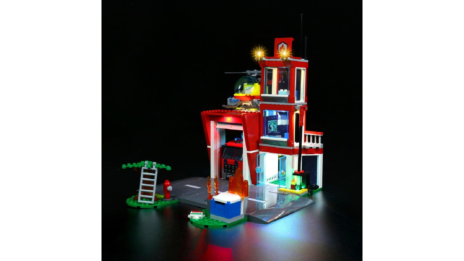Brick Shine 60320 GC Light Kit for LEGO Fire Station