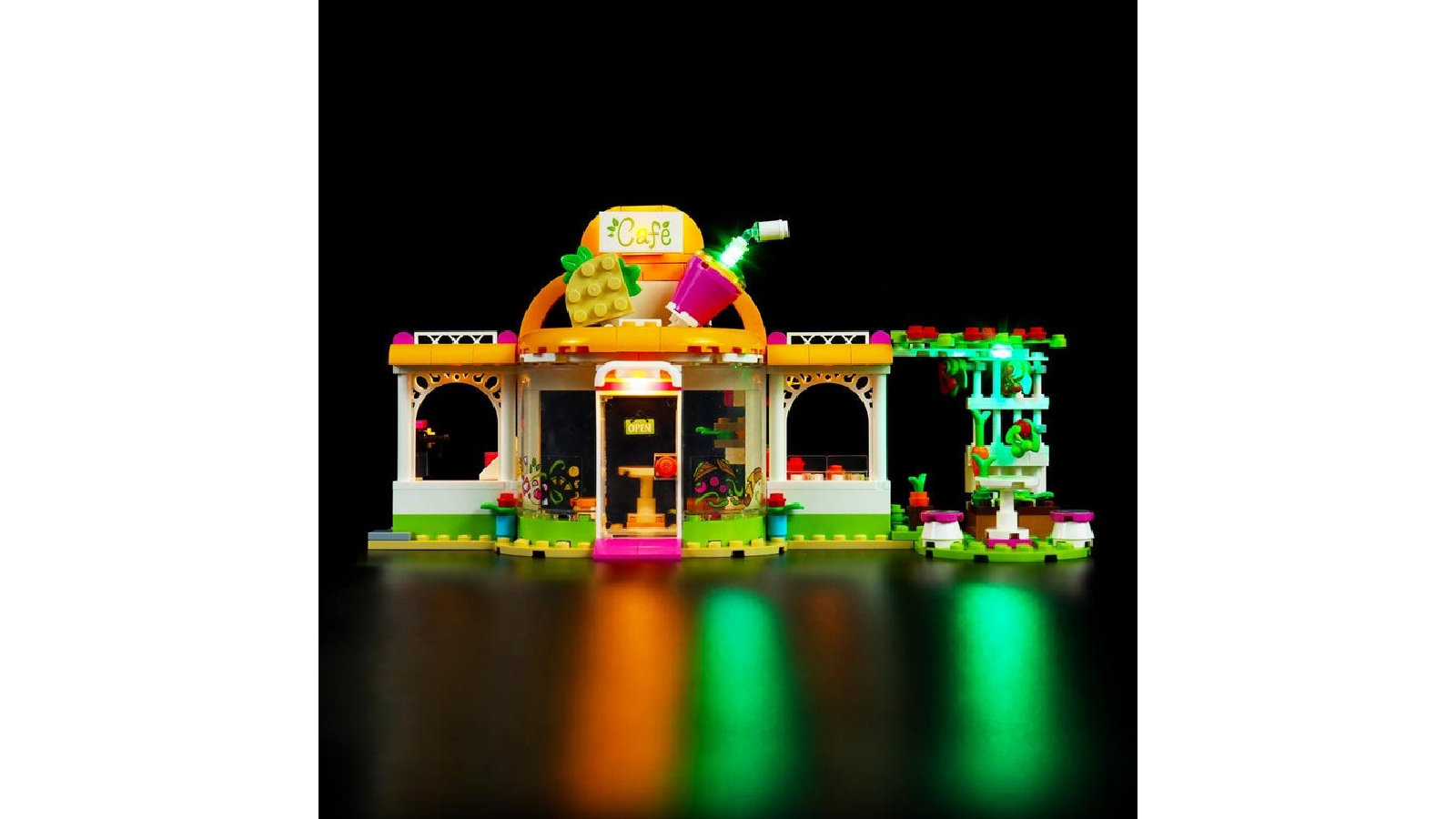 Brick Shine 41444 GC Light Kit for LEGO Friends Heartlake City Organic Cafe 