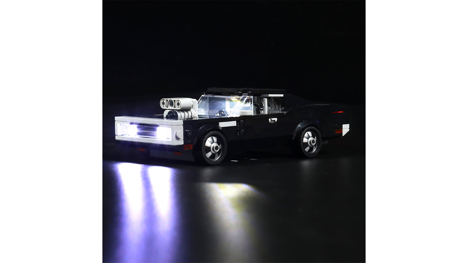 Brick Shine R/T 76912 GC Light Kit for LEGO Fast and Furious 1970 Dodge Charger 