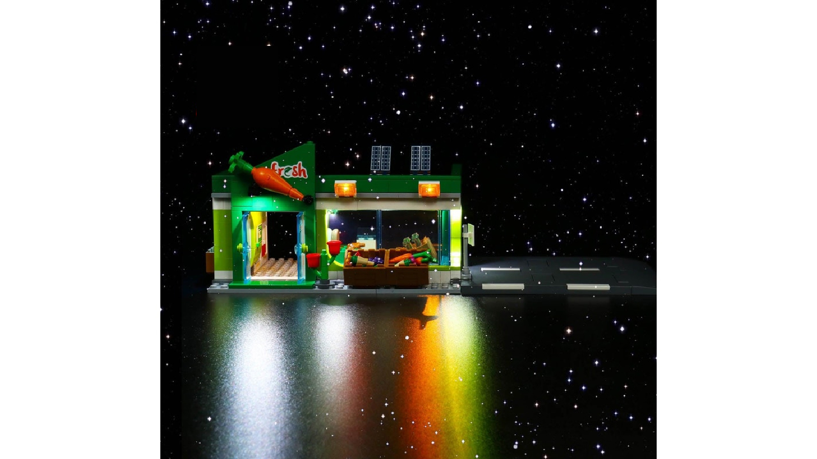 Brick Shine 60347 GC Light Kit for LEGO Grocery Store 