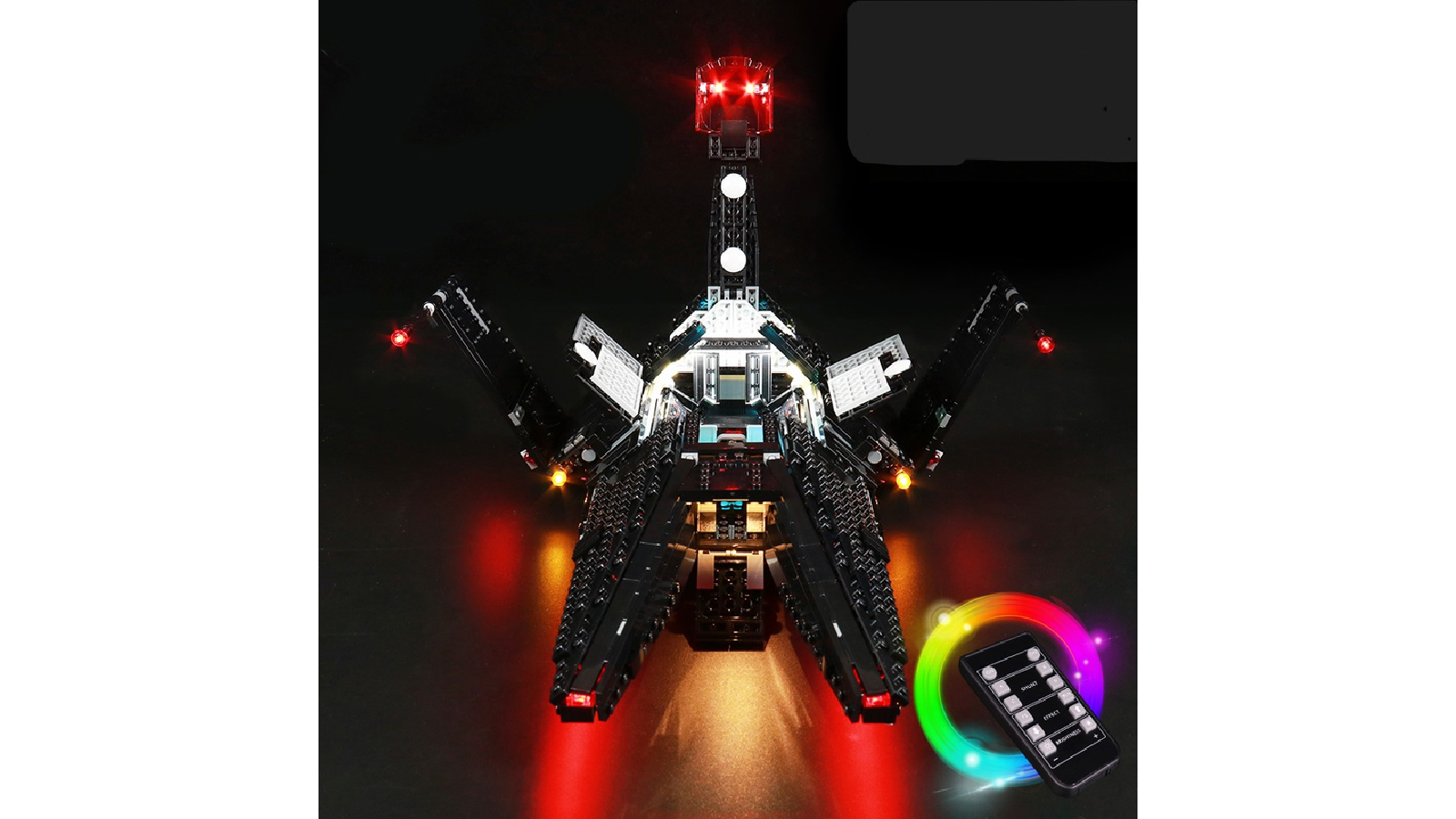 Brick Shine 75336 GC Light Kit Remoted Version for LEGO Inquisitor Transport Scythe