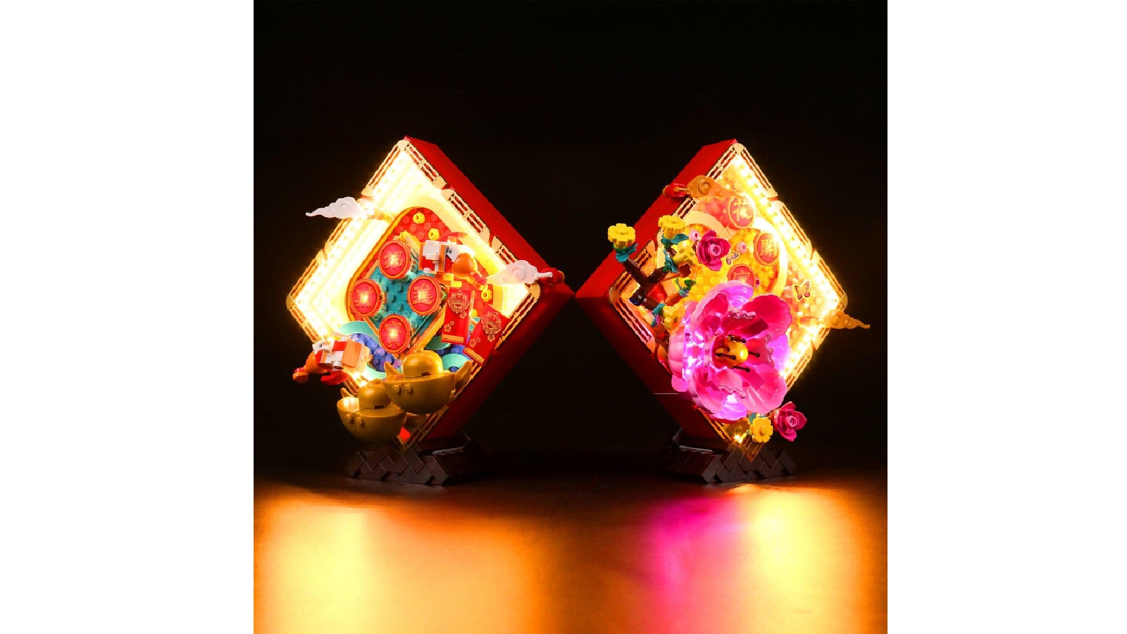 Brick Shine 80110 GC Light Kit for LEGO Lunar New Year Display 