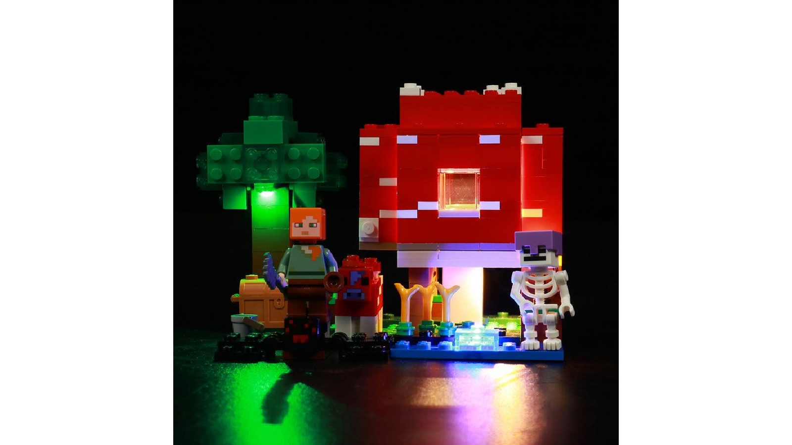 Brick Shine 21179 GC Light Kit for LEGO Minecraft The Mushroom House