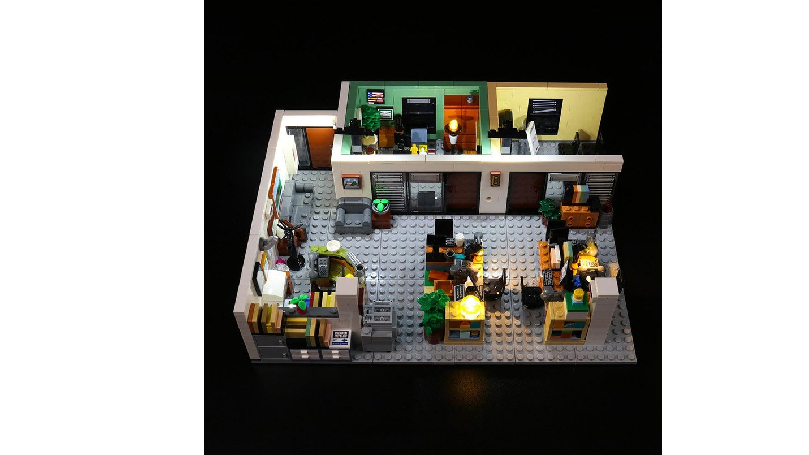 Brick Shine 21336 Light Kit for LEGO The Office 